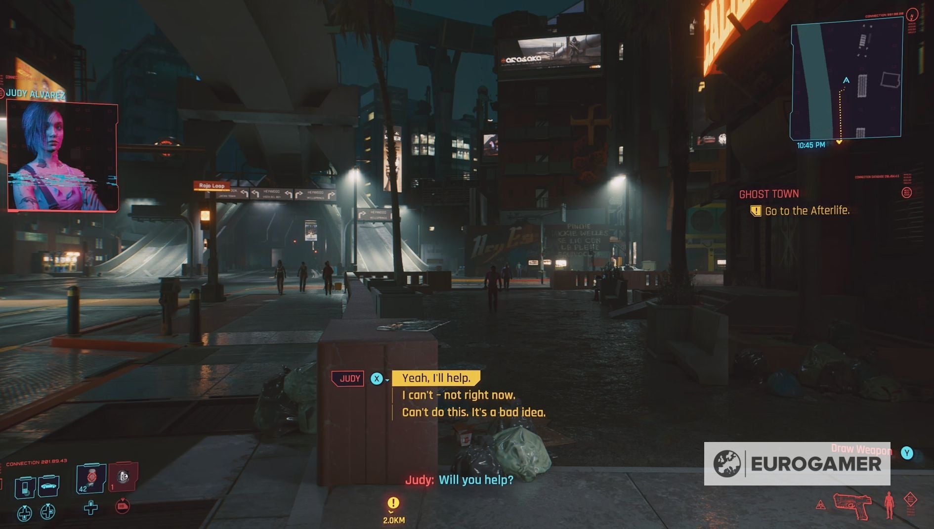 Cyberpunk 2077 Judy quests How to find Judy Alvarez's apartment